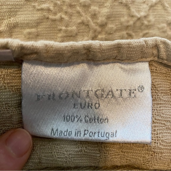 Frontgate Textured Euro Sham - Picture 3 of 5